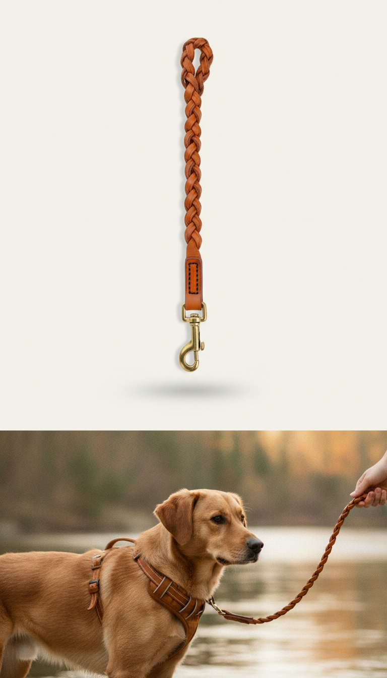 Sunlit Amber Dog Lead