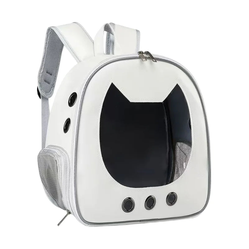 Cat Backpack Carrier with Bubble Window — Hands-Free, Breathable Travel Carrier