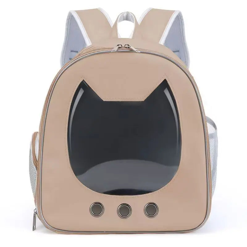 Cat Backpack Carrier with Bubble Window — Hands-Free, Breathable Travel Carrier