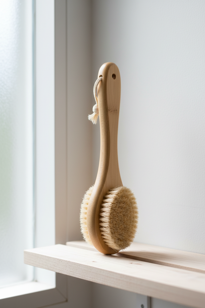 Bamboo Bristle Body Brush